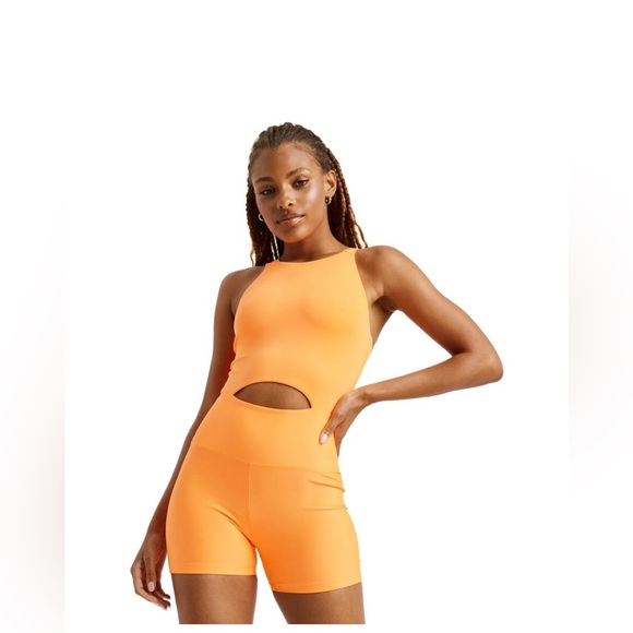 Year Of Ours Orange Cutout Onesie - Picture 1 of 5